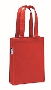 Small RPET felt gift bag, red