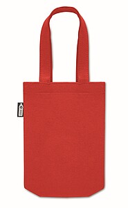 Small RPET felt gift bag, red