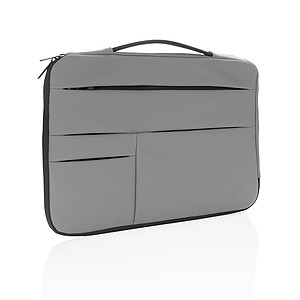 Smooth PU 15.6" laptop sleeve with handle