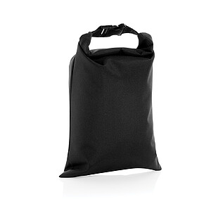 Snackstrap AWARE™ RPET foldable lunchbag 30x20CM, black
