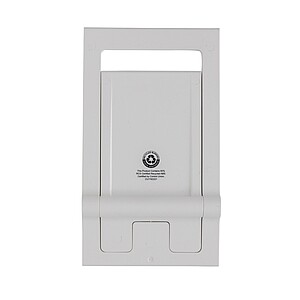 SnapStand RCS recycled plastic foldable phone stand, white