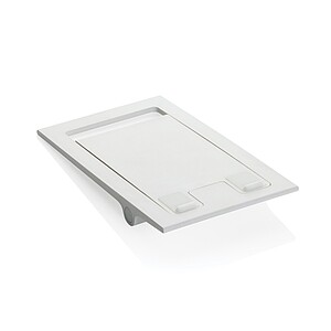 SnapStand RCS recycled plastic foldable phone stand, white