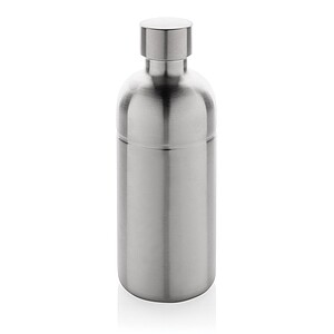 Soda RCS certified re-steel carbonated drinking bottle, silver