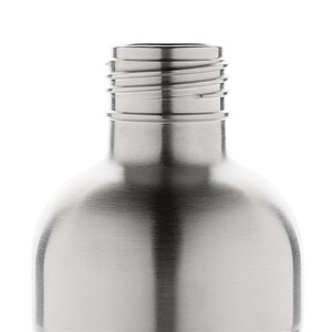 Soda RCS certified re-steel carbonated drinking bottle, silver
