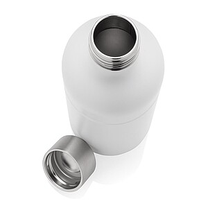 Soda RCS certified re-steel carbonated drinking bottle, white