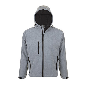 Softsheel jacket SOLS Replay, grey melange