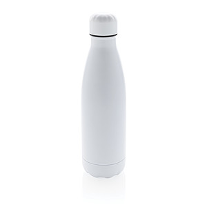 Solid colour vacuum stainless steel bottle