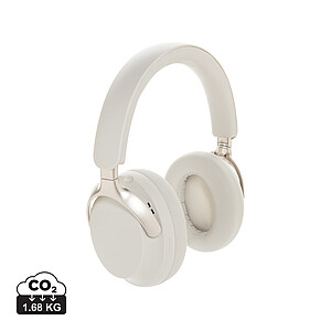 Soundpro RCS recycled plastic ANC headphone, white