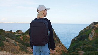 SP Aware™ RPET Edin 100% recycled 15.6 inch laptop backpack, black