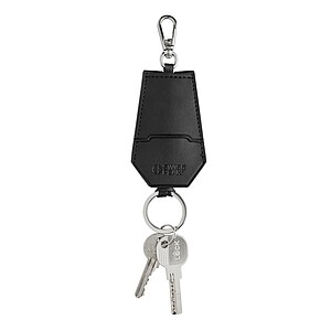SP Tula RCS certified recycled PU key holder and pen set, black