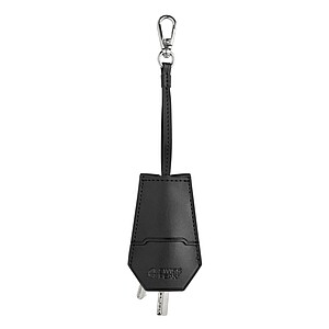 SP Tula RCS certified recycled PU key holder and pen set, black