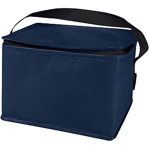 Spectrum 6-can recycled non-woven cooler bag 4L, navy