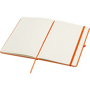 Spectrum Plus A5 hard cover notebook, orange
