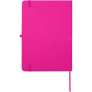Spectrum Plus A5 hard cover notebook, pink