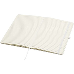 Spectrum Plus A5 hard cover notebook, white
