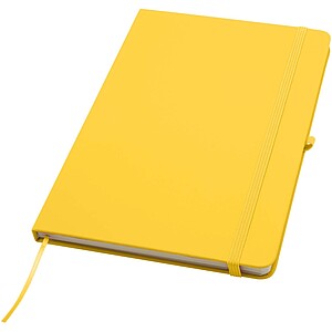 Spectrum Plus A5 hard cover notebook, yellow