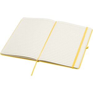 Spectrum Plus A5 hard cover notebook, yellow