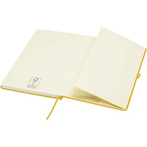 Spectrum Plus A5 hard cover notebook, yellow