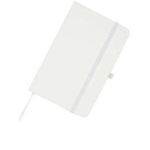 Spectrum Plus A6 hard cover notebook, white
