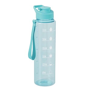 Sports water bottle, light blue