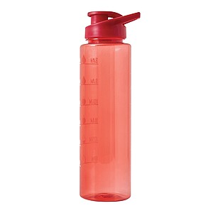 Sports water bottle, red