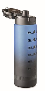 Sports water bottle RPET 1L, blue
