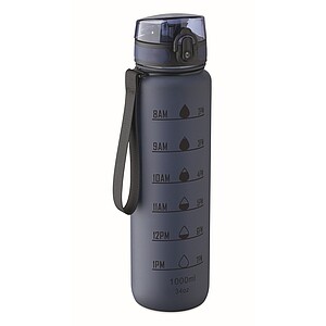 Sports water bottle RPET 1L, french navy