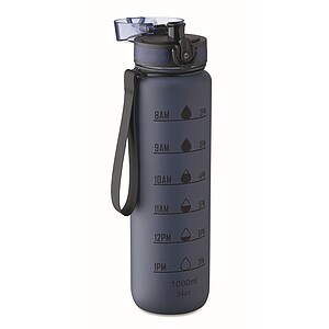 Sports water bottle RPET 1L, french navy