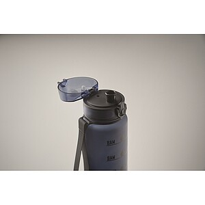 Sports water bottle RPET 1L, french navy