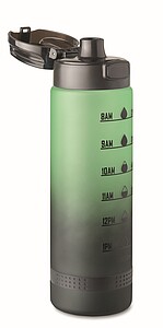 Sports water bottle RPET 1L, green