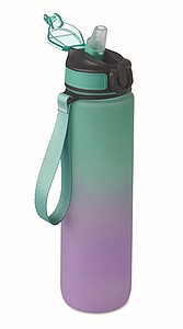 Sports water bottle RPET 1L, turquoise