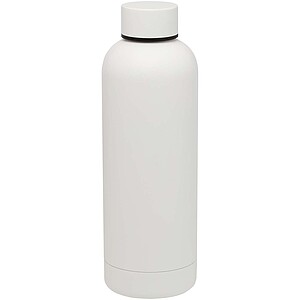 Spring 500 ml RCS certified recycled stainless steel copper vacuum insulated bottle, white
