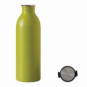 Stainless steal flask, green