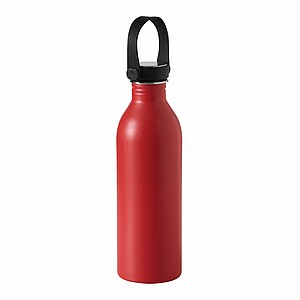 Stainless steal flask, red