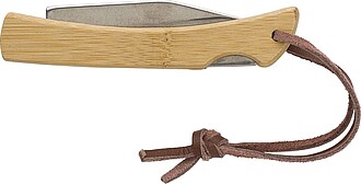 Stainless steel and bamboo foldable knife Beckett