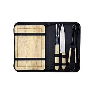 Stainless steel barbecue set Kathleen, black