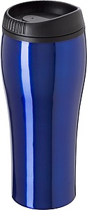 Stainless steel cup (450 ml) with PP interior and lid.