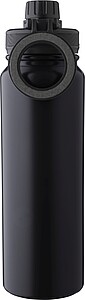 Stainless steel double walled bottle (800 ml), black