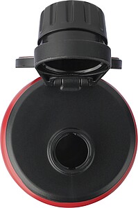 Stainless steel double walled bottle (800 ml), red