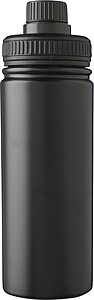 Stainless steel double-walled drinking bottle 500 ml Chad, black