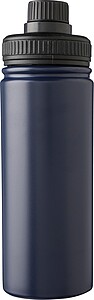 Stainless steel double-walled drinking bottle 500 ml Chad, blue