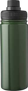 Stainless steel double-walled drinking bottle 500 ml Chad, green