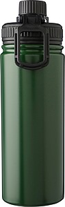 Stainless steel double-walled drinking bottle 500 ml Chad, green
