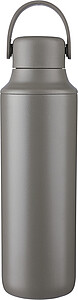 Stainless steel double-walled drinking bottle (500 ml) Omari, gun metal