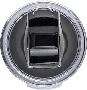 Stainless steel double-walled drinking mug 590 ml Arnold, white