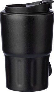 Stainless steel double walled mug Louisa