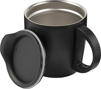 Stainless steel, double walled travel mug (350 ml)