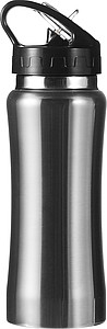 Stainless steel drinking bottleSilver