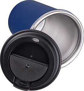 Stainless steel drinking cup 350ml, dark blue