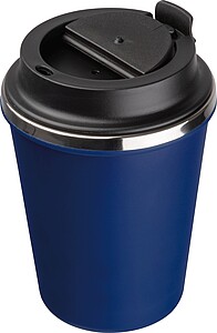 Stainless steel drinking cup 350ml, dark blue
